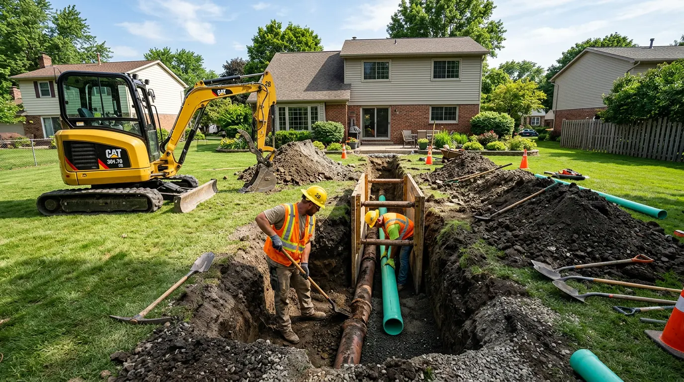 Sewer Line Replacement in Williston Park, NY